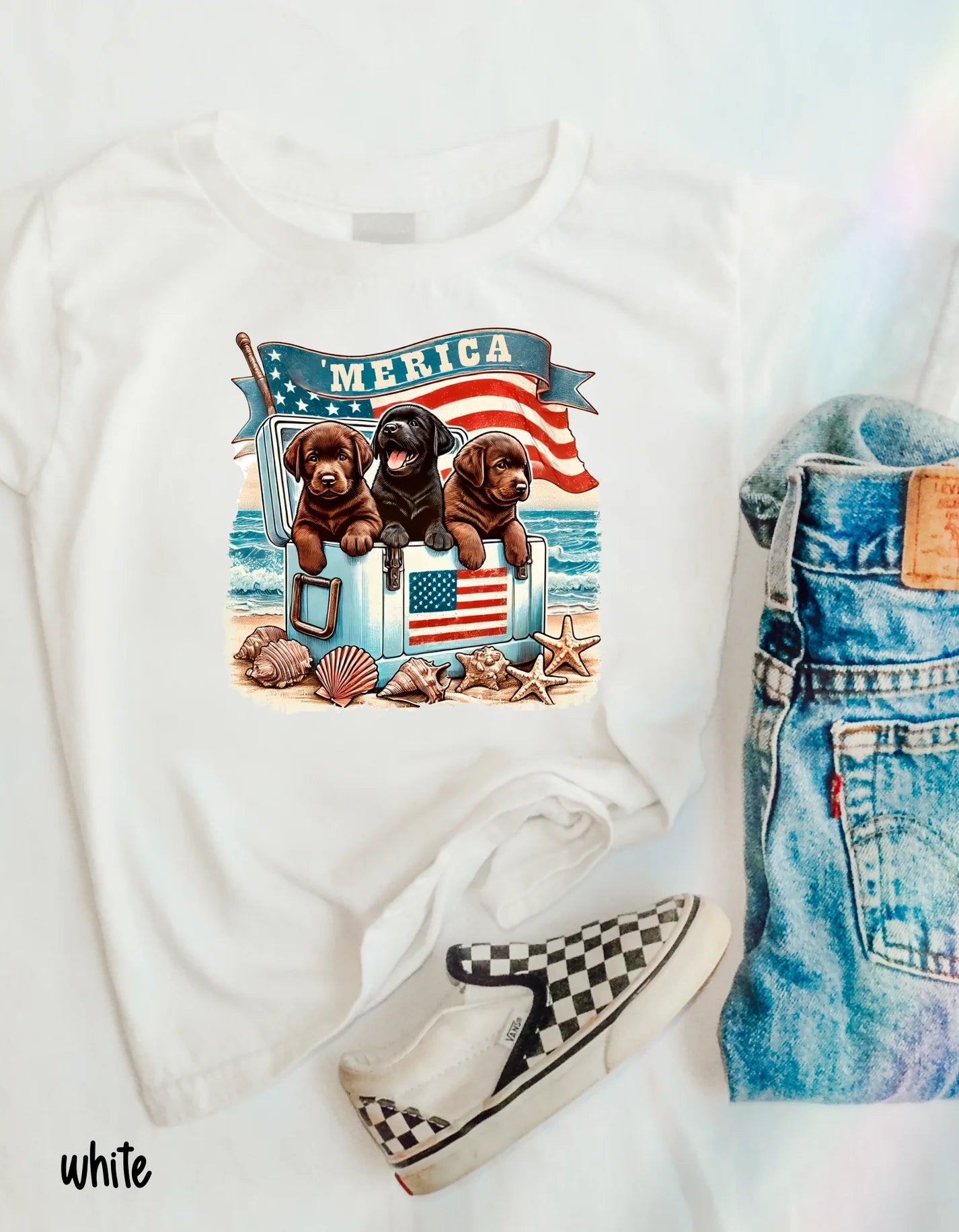 Merica Dogs DTF Transfer