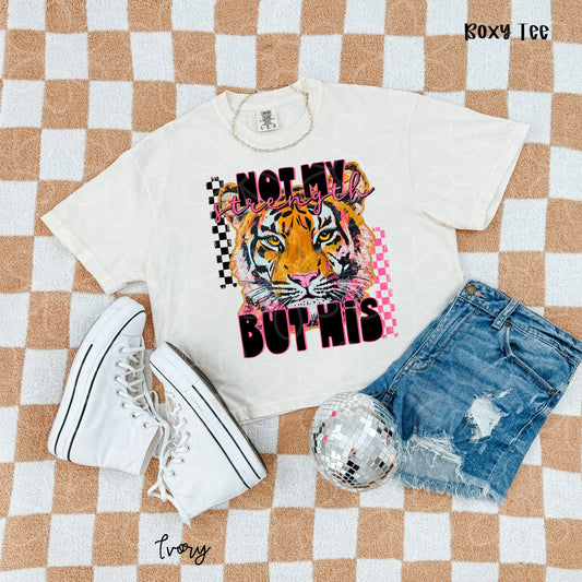 Not My Strength But His DTF Transfer