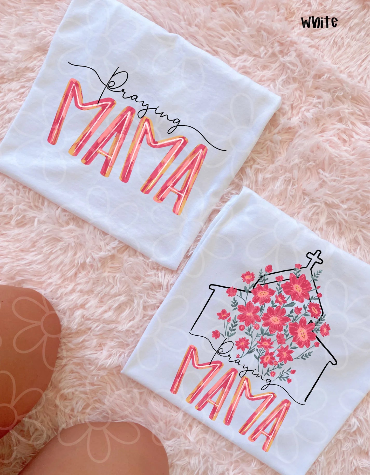 Pink Praying MaMa DTF Transfer