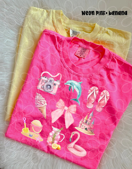 Pink Summer Coquette DTF Transfer