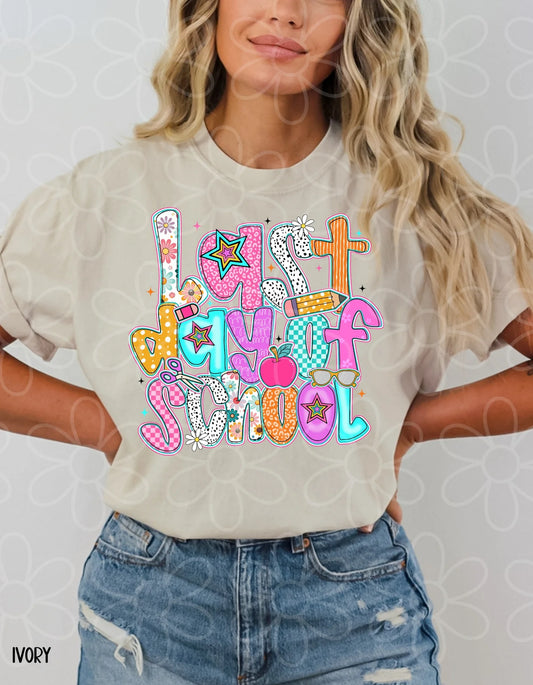 Preppy Last Day Of School DTF Transfer