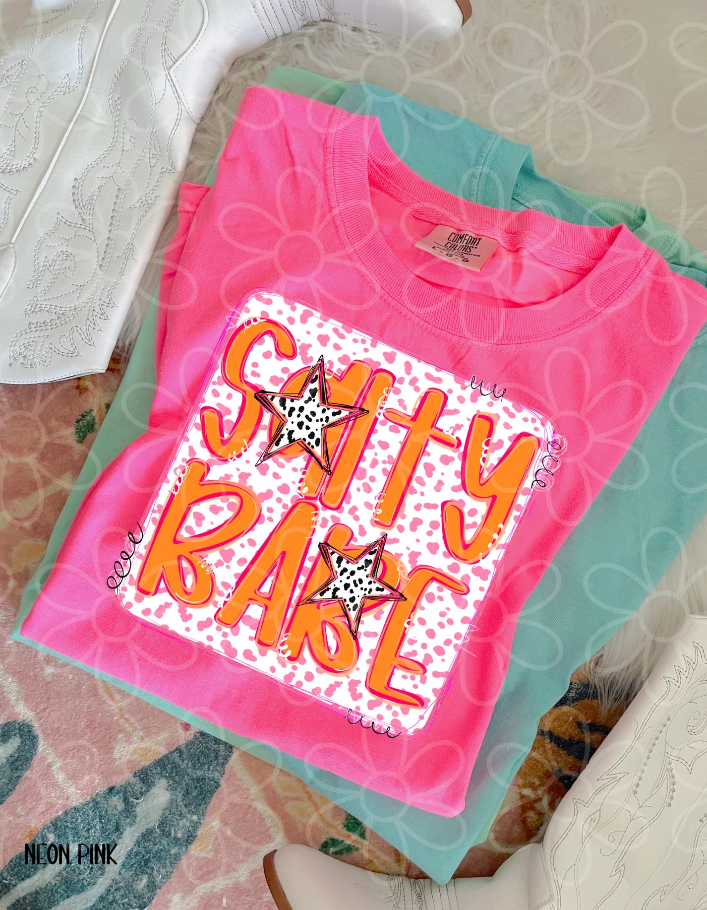 Preppy Speckle Salty Babe DTF Transfer