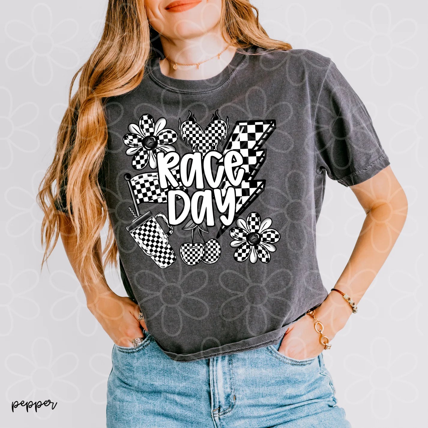 Race Day Collage DTF Transfer