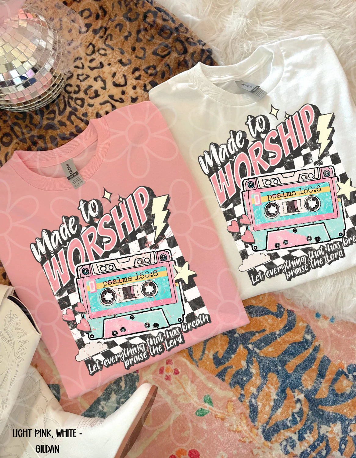 Retro Made To Worship DTF Transfer