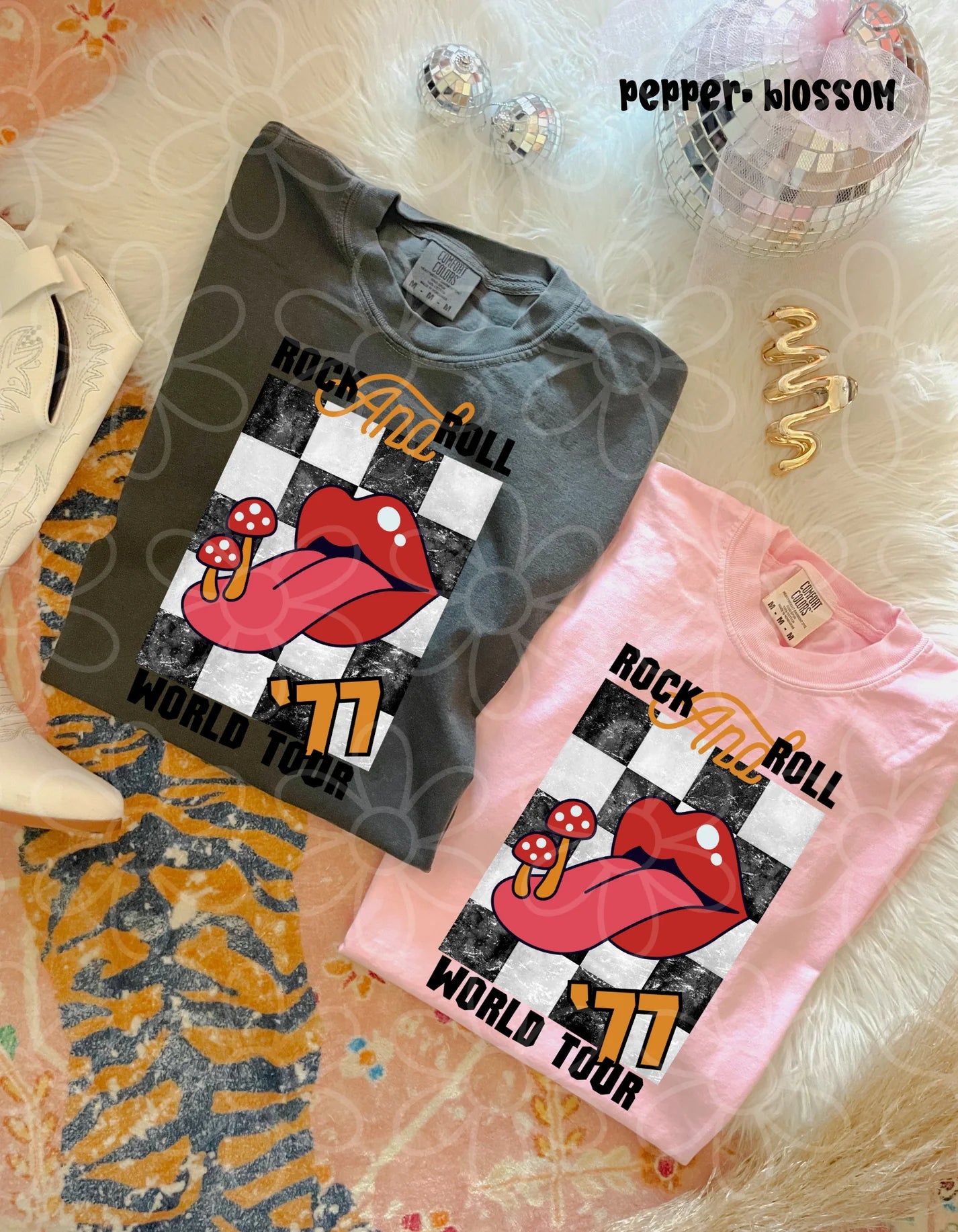 Rock And Roll World Tour DTF Transfer