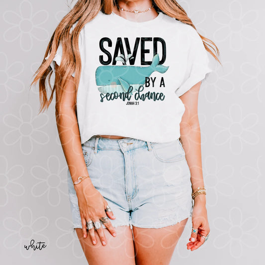 Saved By A Second Chance DTF Transfer