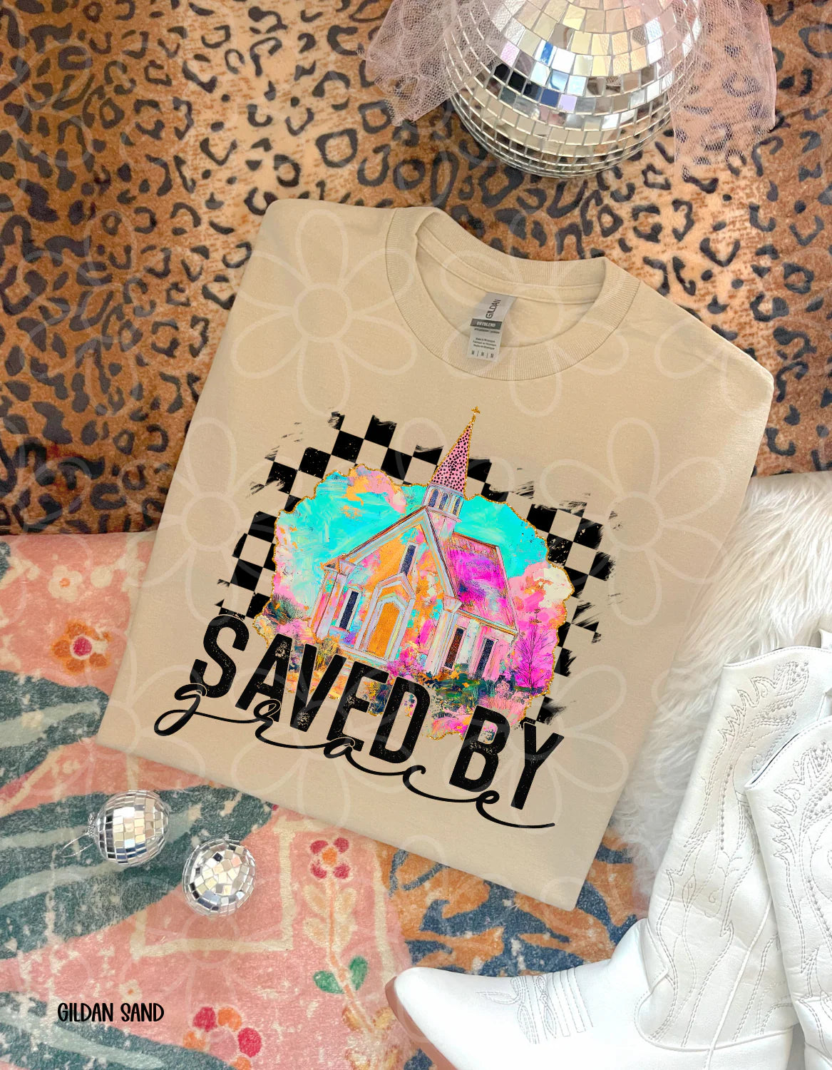 Saved By Grace DTF Transfer