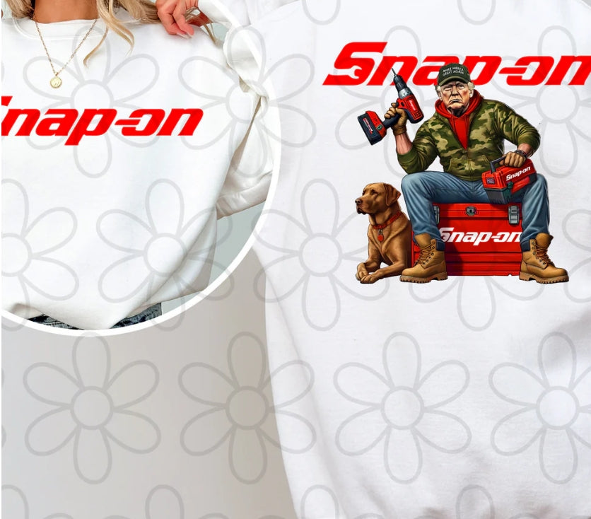 Trump Snap On DTF Transfer