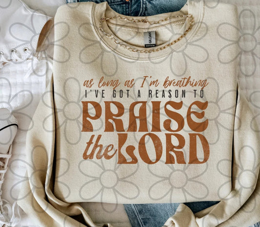 Praise The Lord DTF Transfer