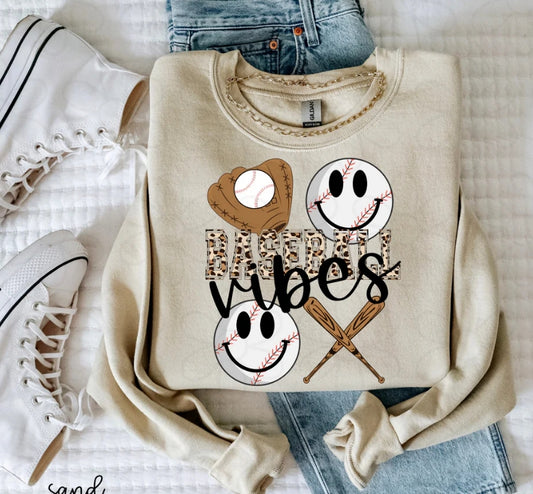 Baseball Vibes DTF Transfer