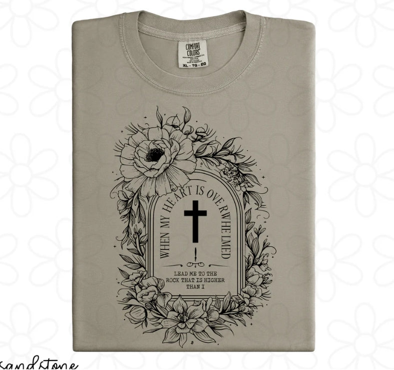 When My Heart Is Overwhelmed DTF Transfer