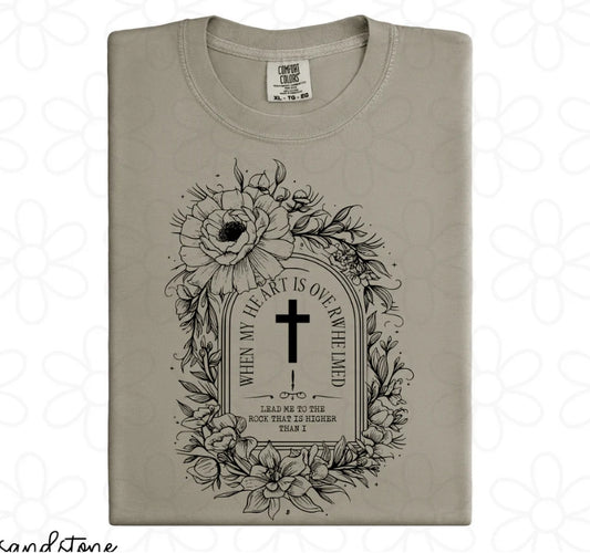 When My Heart Is Overwhelmed DTF Transfer