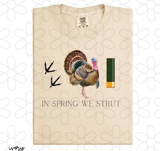 In Spring We Strut DTF Transfer