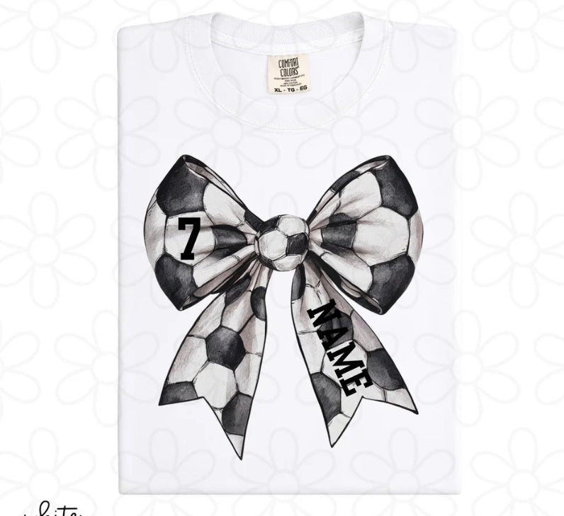 Custom Soccer Coquette DTF Transfer