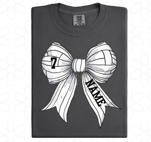 Custom Volleyball Coquette DTF Transfer