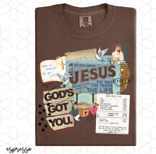 Gods Got You DTF Transfer