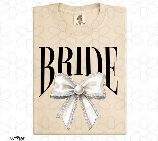Bride Coquette Bow DTF Transfer