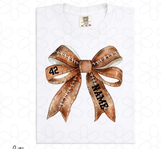 Custom Football Coquette DTF Transfer