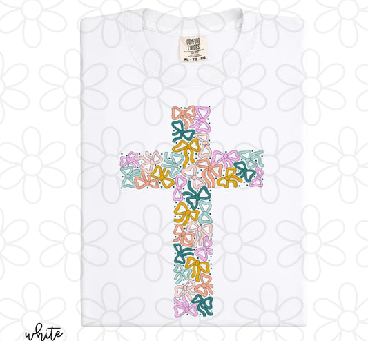 Coquette Bow Cross DTF Transfer