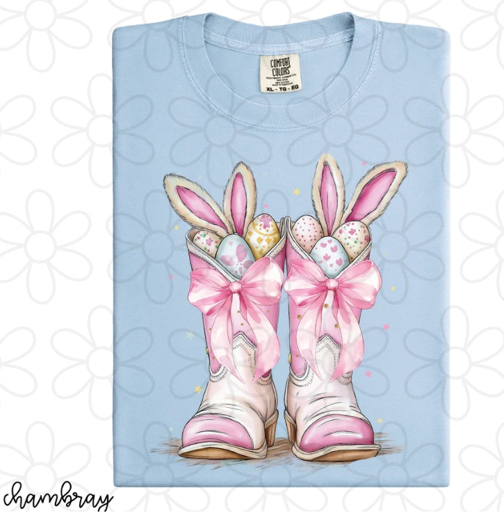 Easter Boots DTF Transfer
