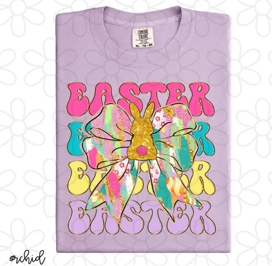 Easter Coquette Bunny Bow DTF Transfer