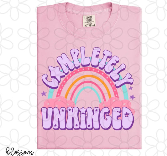 Rainbow Completely Unhinged DTF Transfer