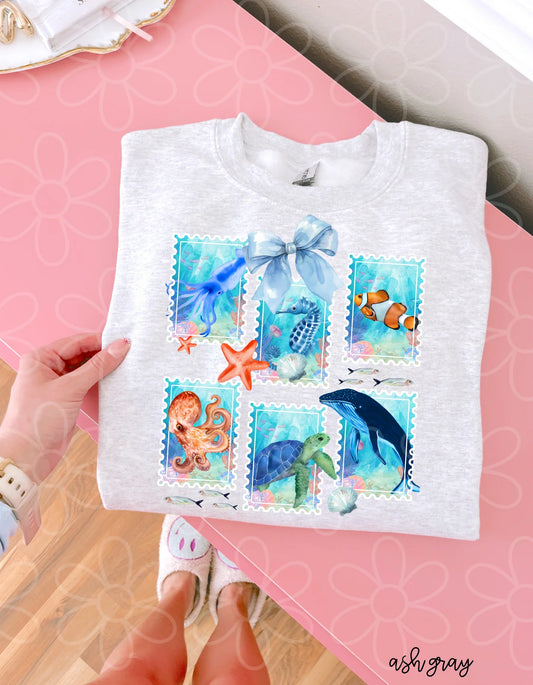 Sea Animal Coquette DTF Transfer