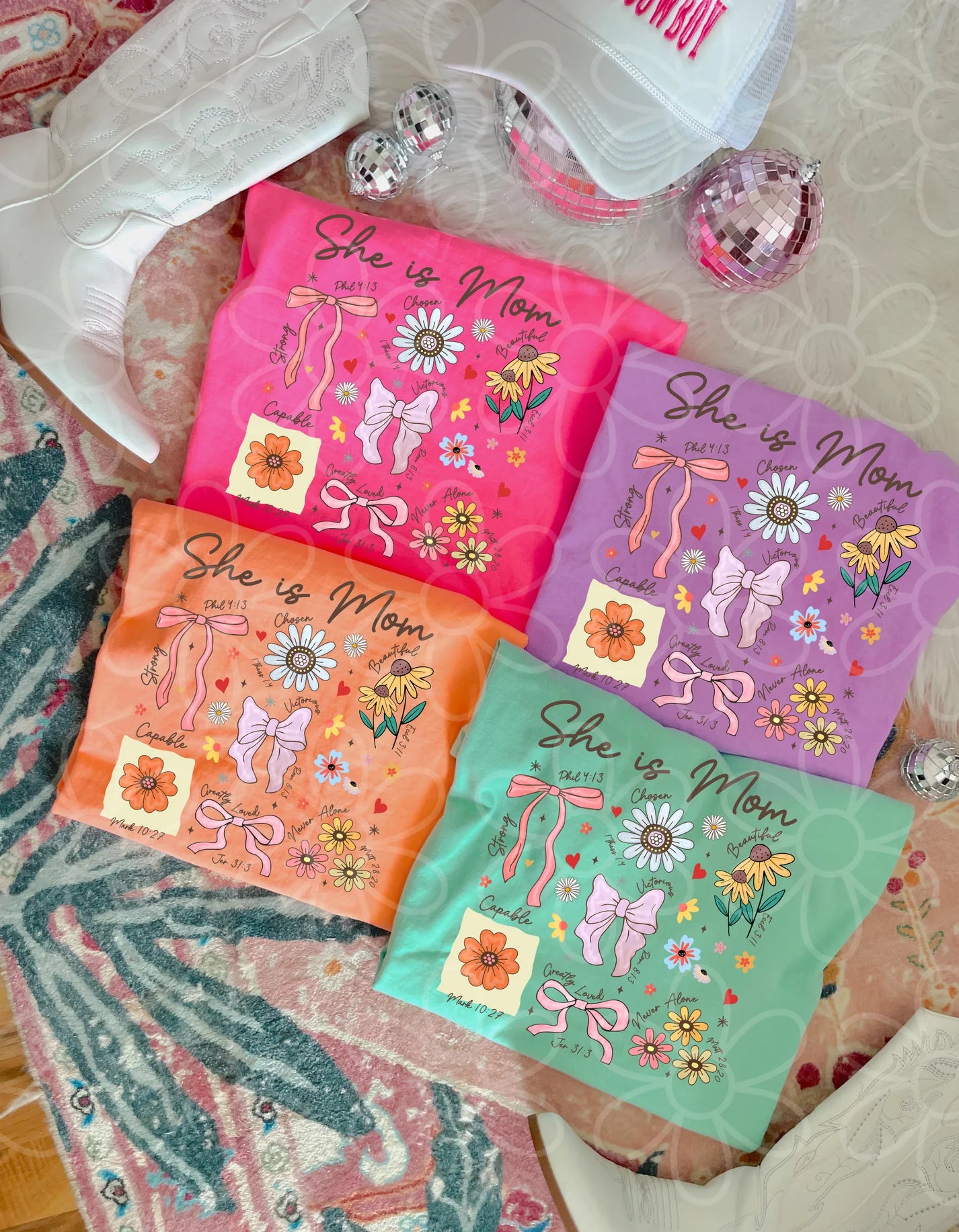 She Is Mom Coquette DTF Transfer