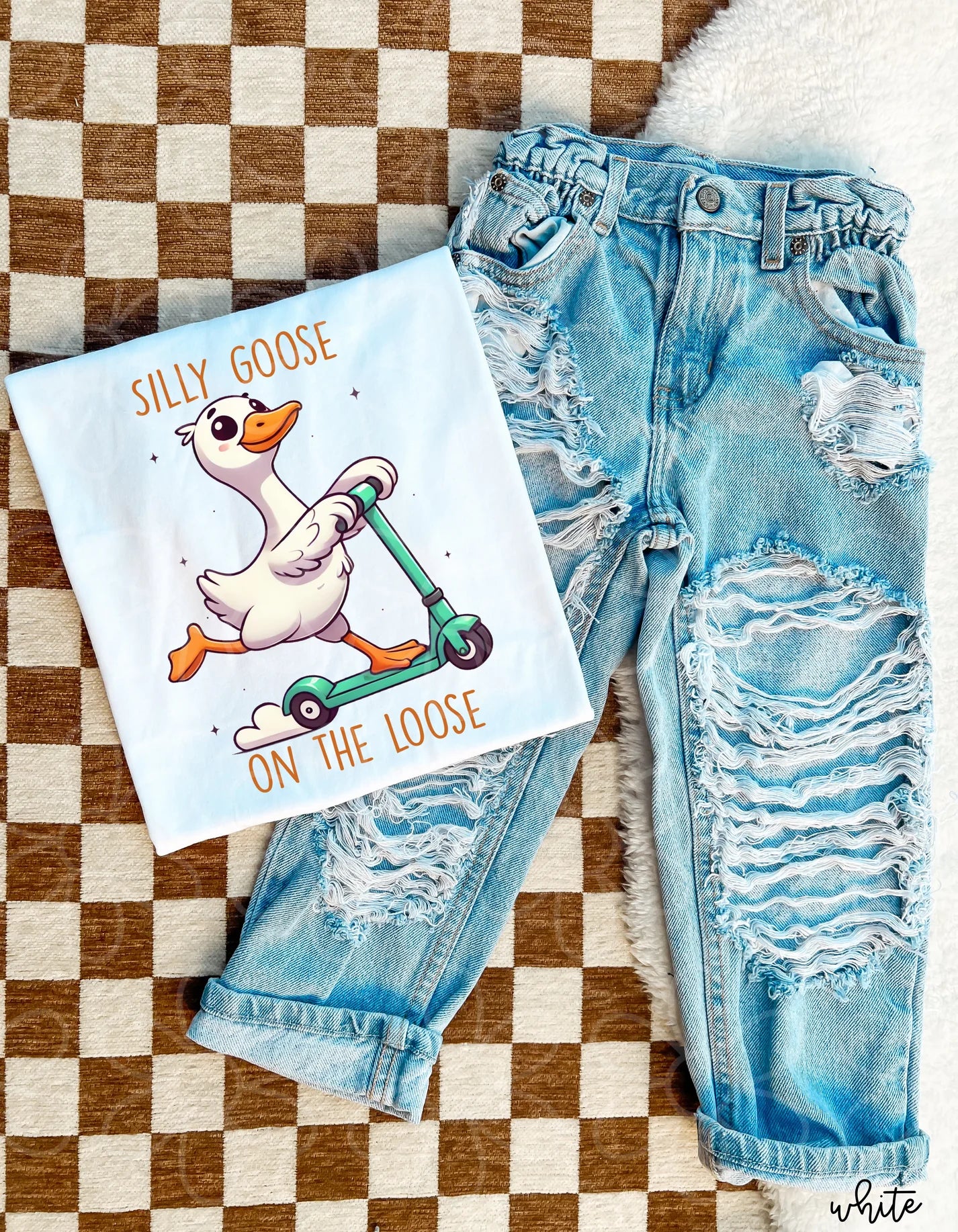 Silly Goose On The Loose DTF Transfer