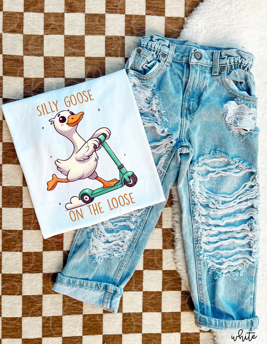 Silly Goose On The Loose DTF Transfer