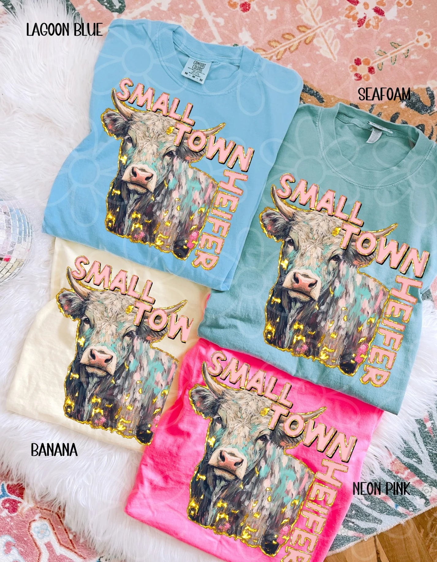 Small Town Heifer DTF Transfer