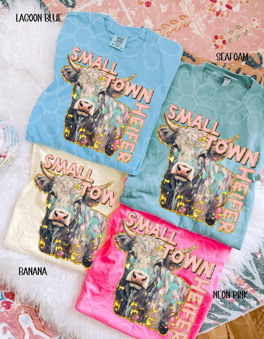 Small Town Heifer DTF Transfer