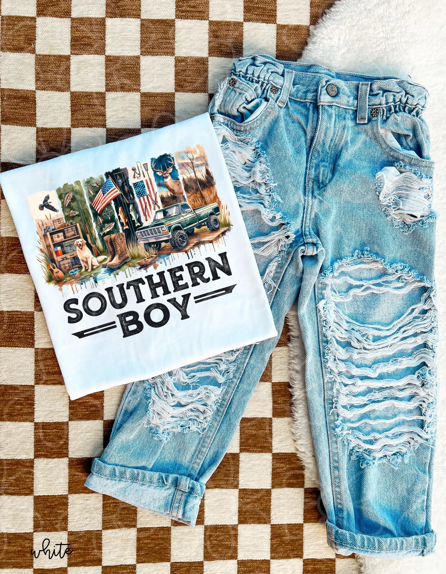 Southern Boy Hunting DTF Transfer