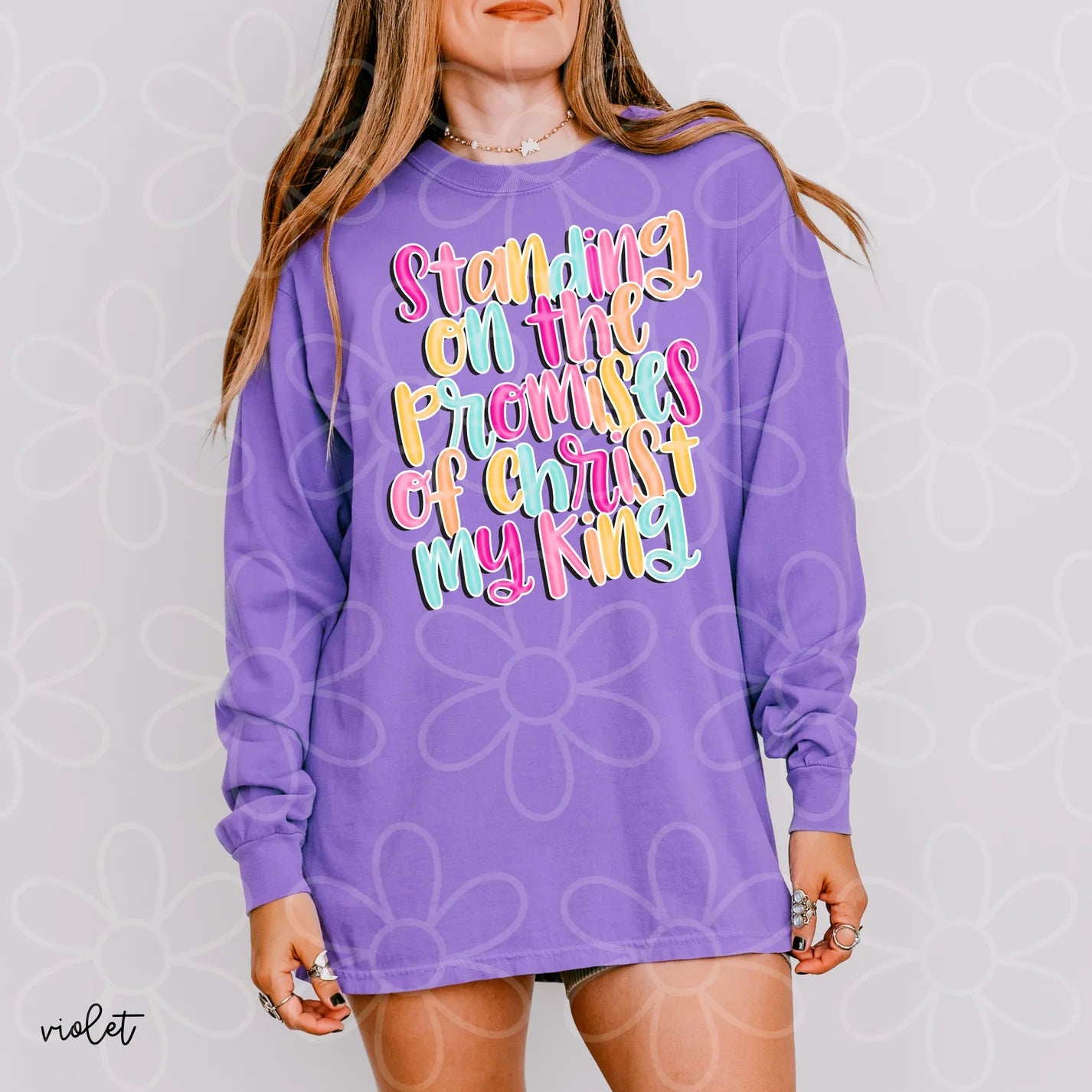 Standing On The Promises Of Christ My King DTF Transfer