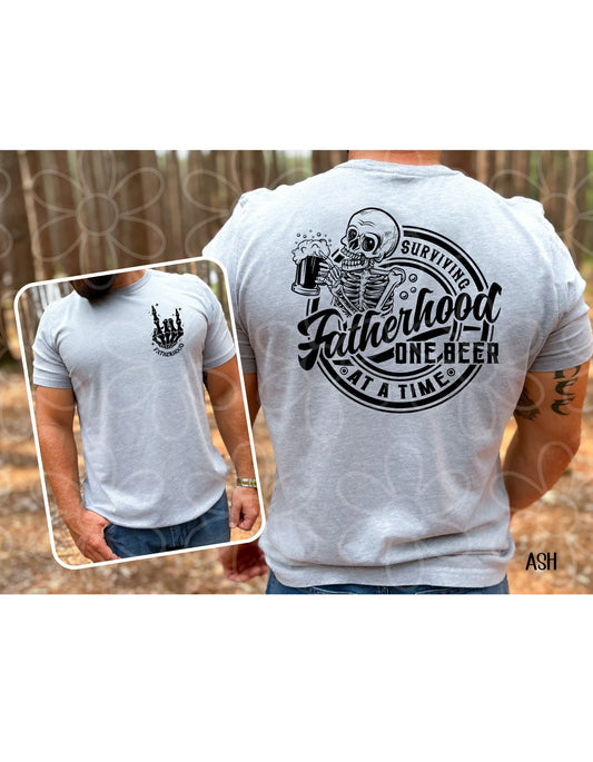 Surviving Fatherhood One Beet At A Time DTF Transfer