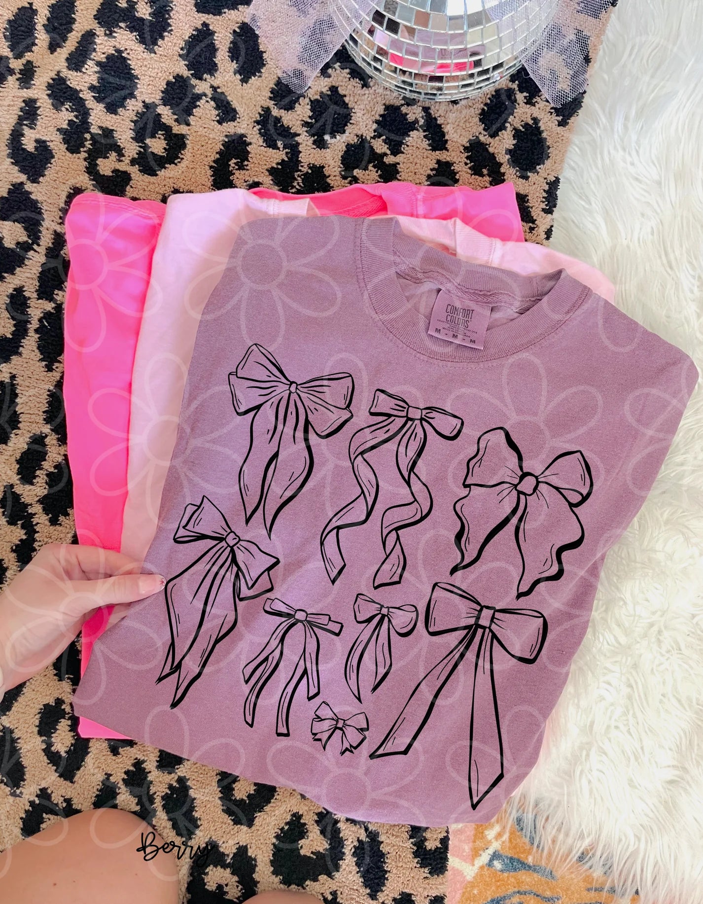 Transparent Bows DTF Transfer