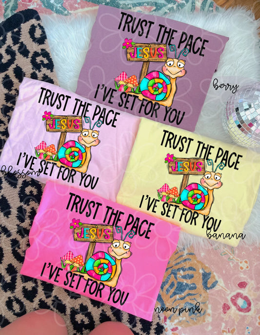 Trust The Pace I've Set For You DTF Transfer