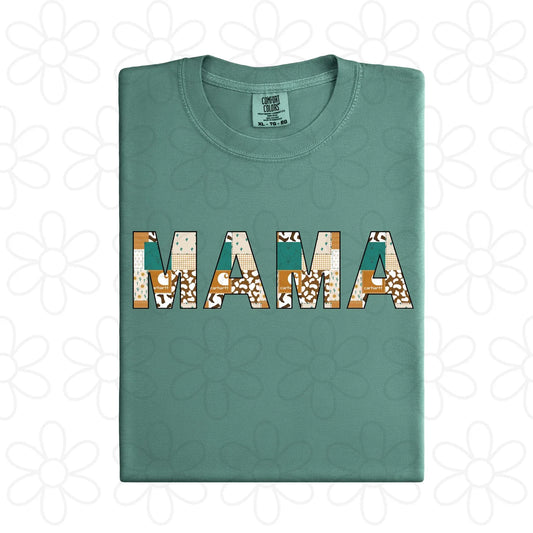 Western Carhartt Patchwork Mama DTF Transfer