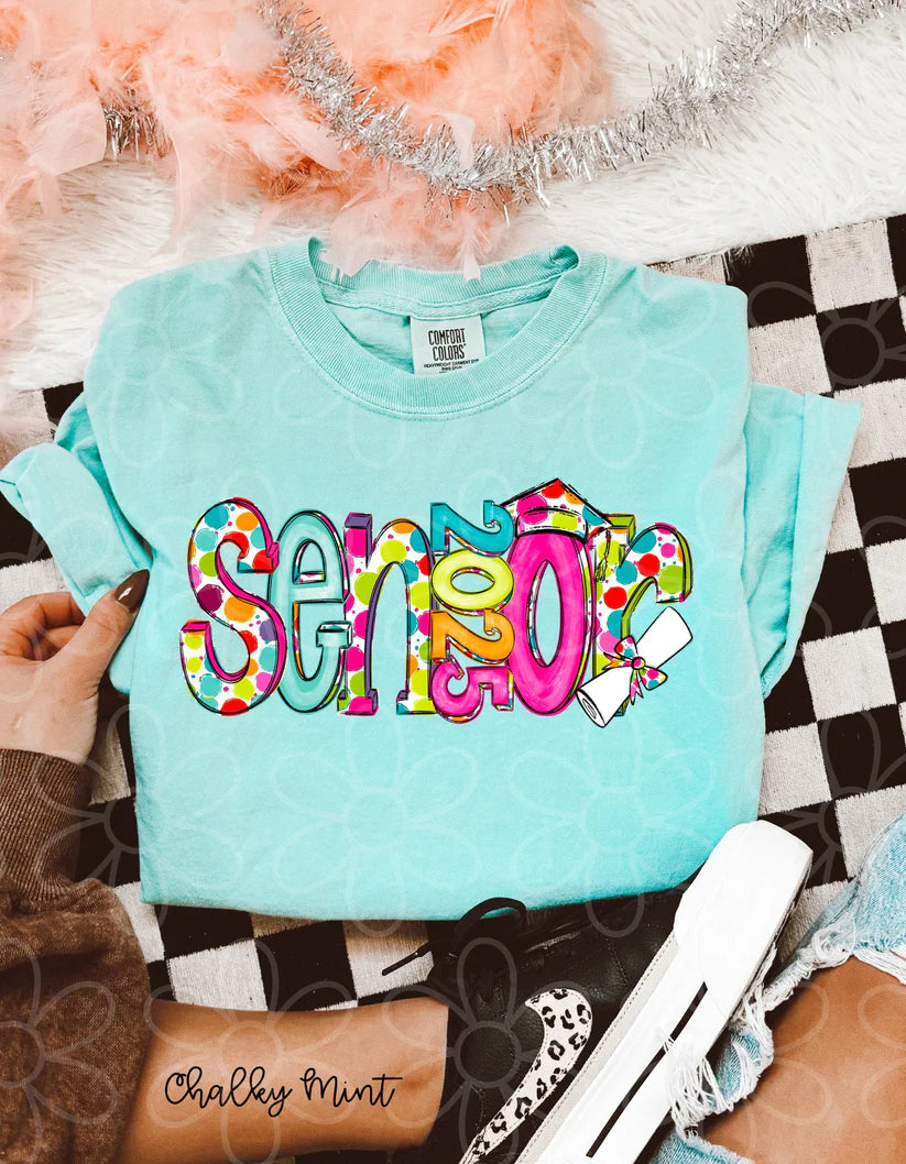 Polka Dot Senior DTF Transfer