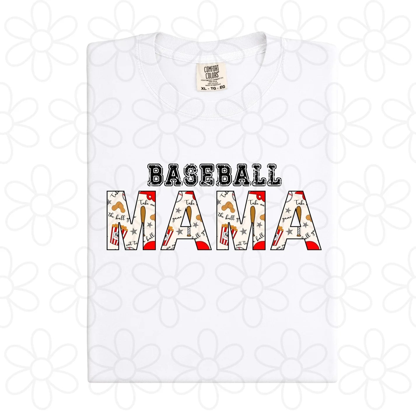 Take Me Out To The Ballgame Baseball Mama DTF Transf