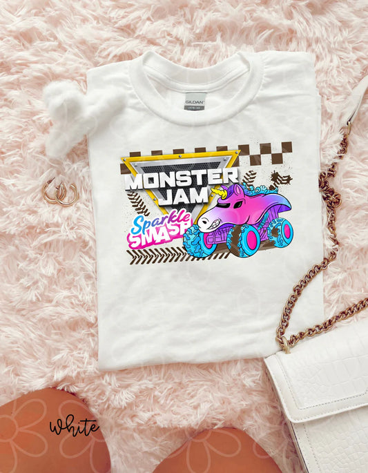 Monster Jam Sparkle Smash DTF Transfer