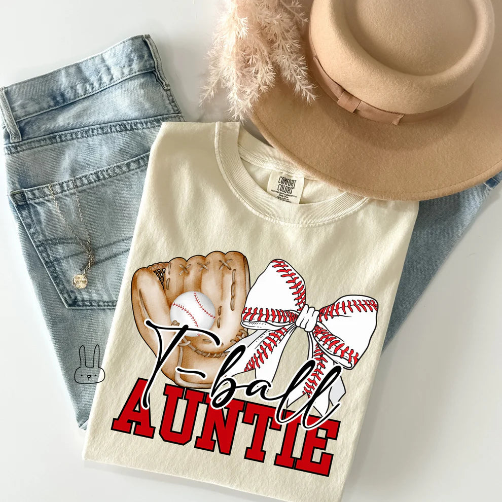 Custom Coquette T-Ball Name DTF Transfer