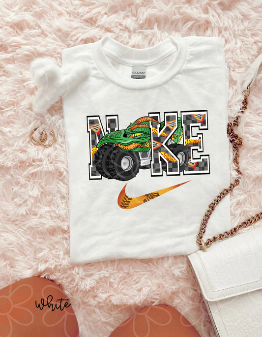 Monster Jam Dragon Nke DTF Transfer