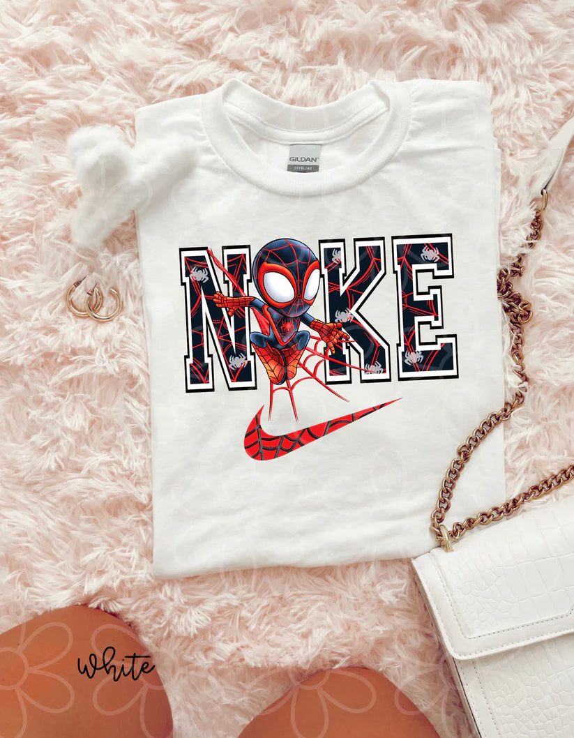 Spider Man Nke DTF Transfer