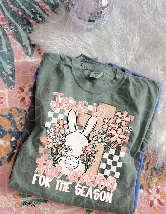 Retro Jesus Is The Reason For The Season DTF Transfer