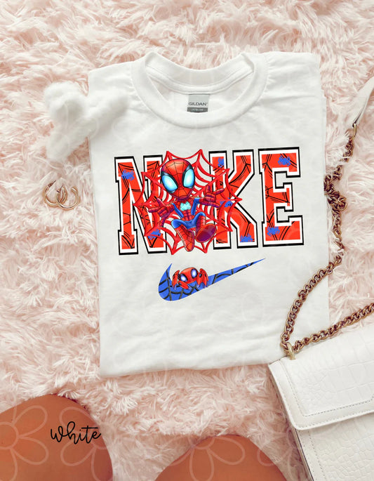 Red Spider Man Nke DTF Transfer