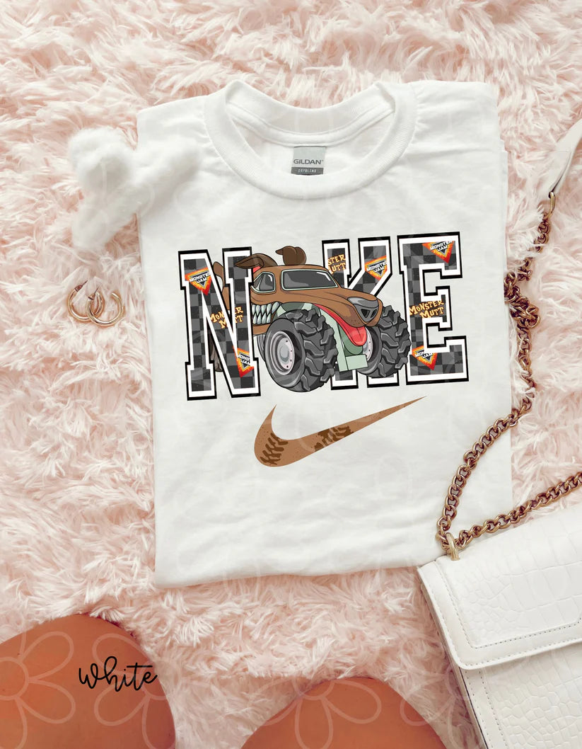 Monster Jam Monster Mutt Nke DTF Transfer