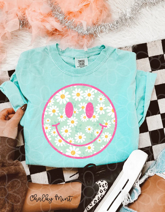 Daisy Smiley DTF Transfer