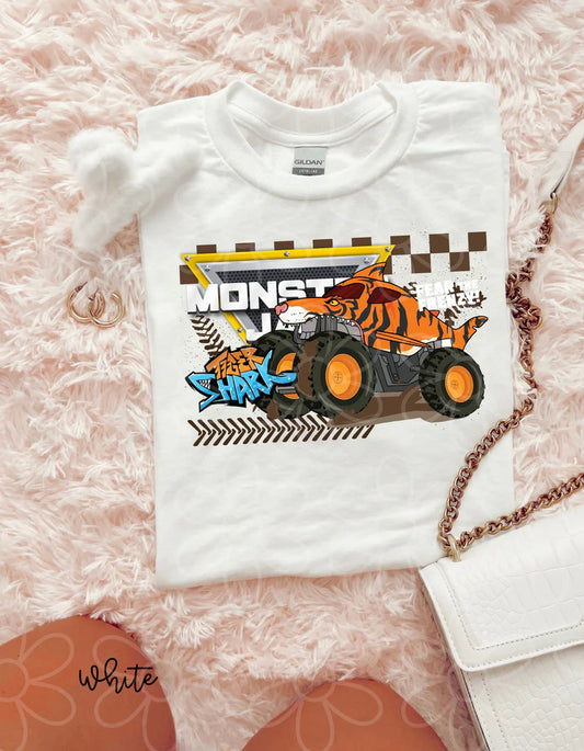 Monster Jam Tiger Shark DTF Transfer