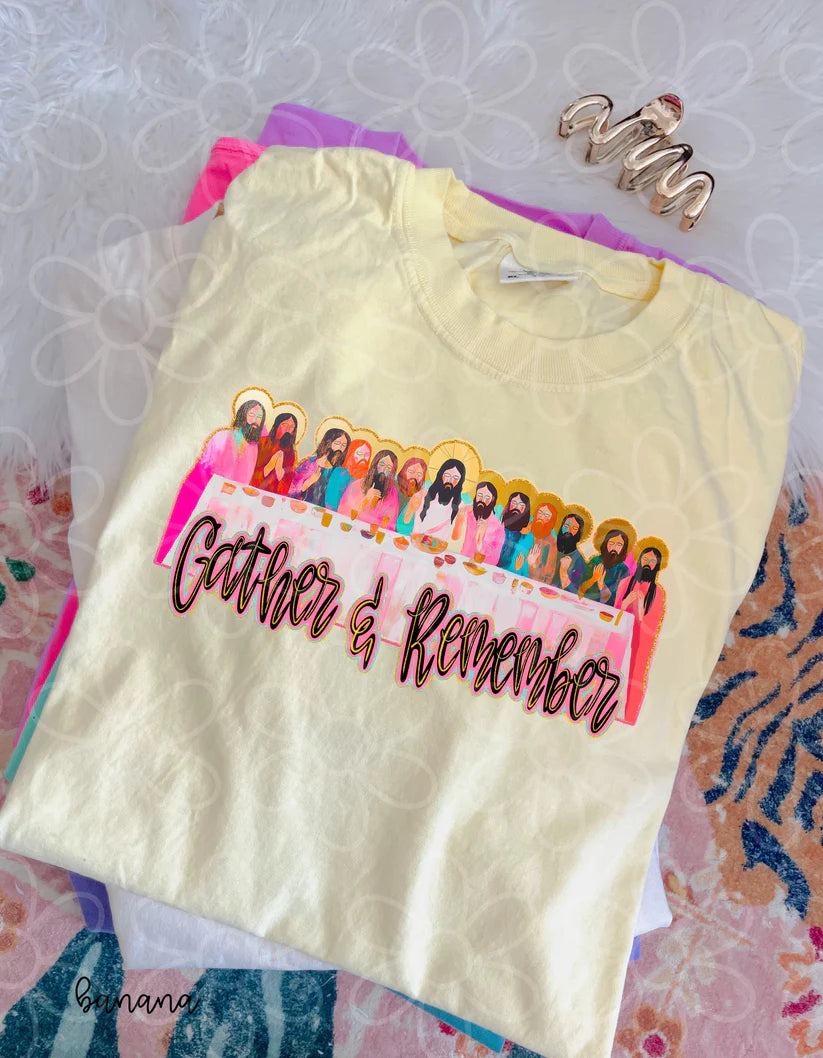 Gather & Remember DTF Transfer